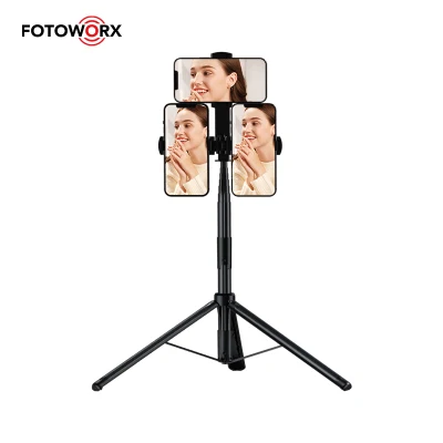 Fotoworx テーブル三脚自撮り棒携帯電話ライブストリーミング用